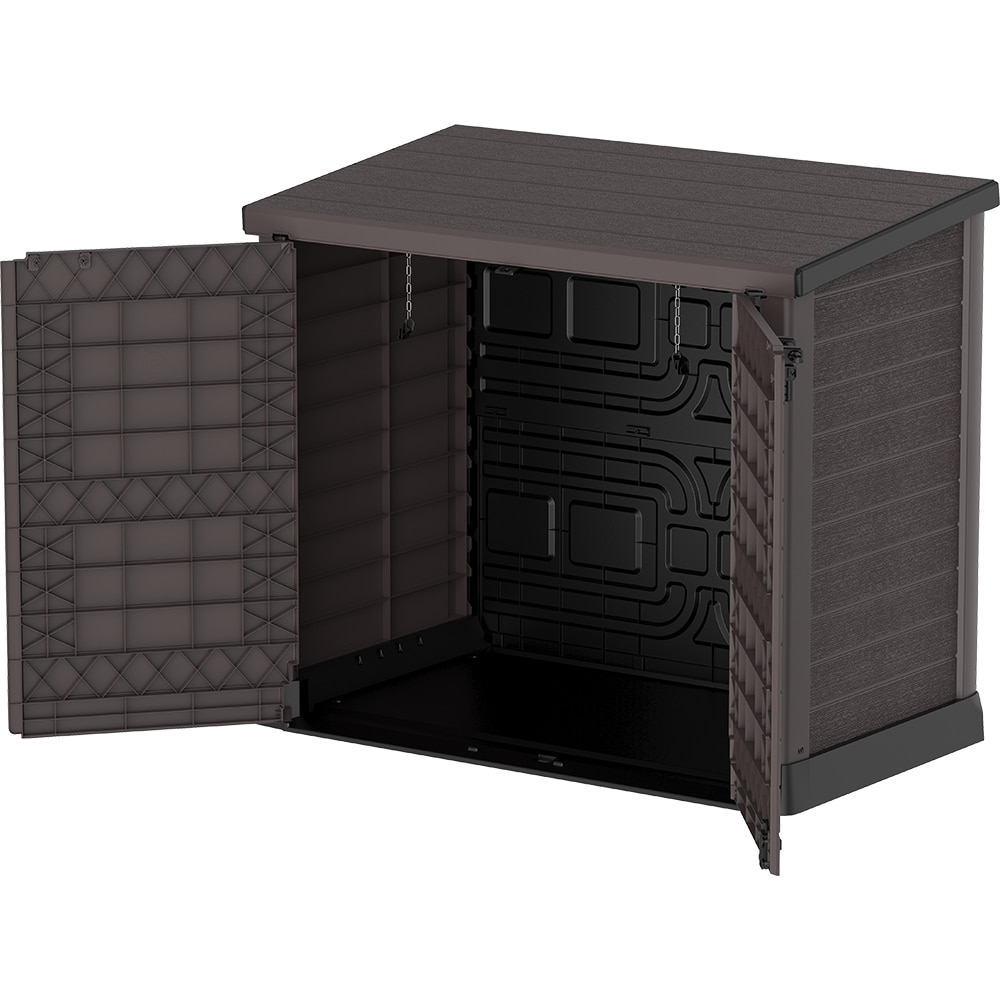 Dulap depozitare gradina DURAMAX Storeway 1200 L, 145 x 82.5 x 125 cm, maro