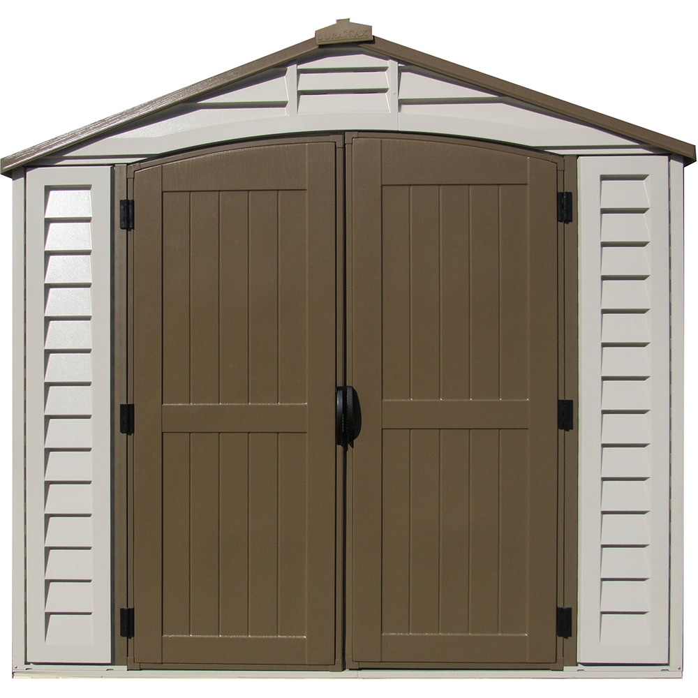 Casuta de gradina DURAMAX Duraplus, rasina, 246.4 x 239.7 x 234.4 cm, bej