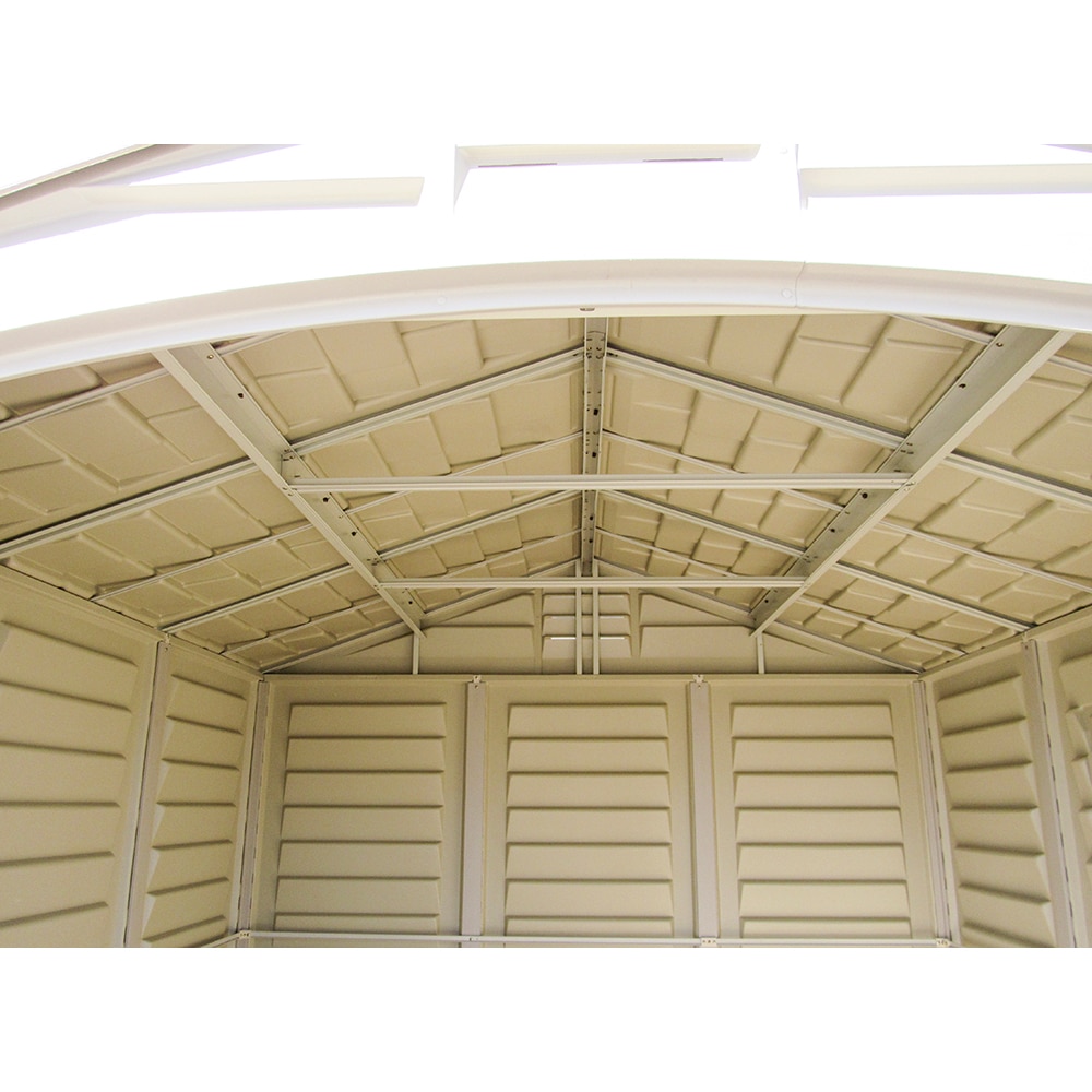 Casuta de gradina DURAMAX Duraplus, rasina, 246.4 x 239.7 x 234.4 cm, bej