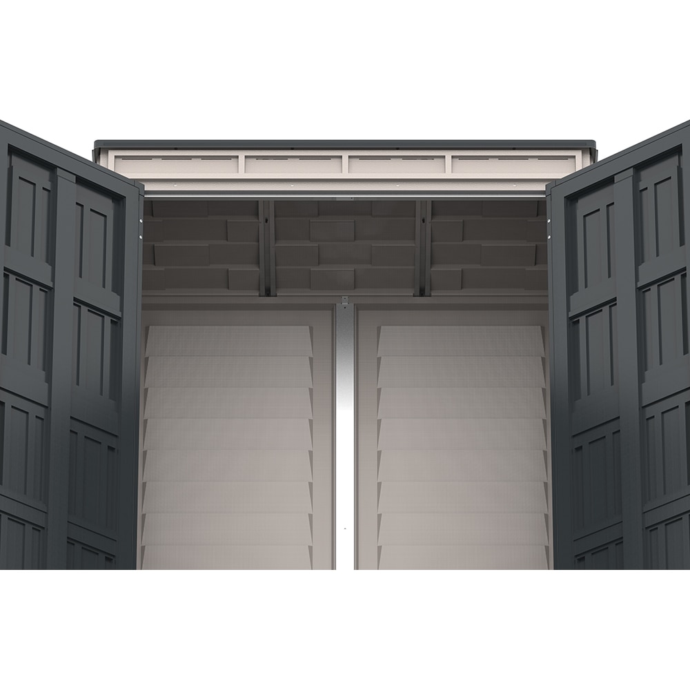 Casuta de gradina DURAMAX Yardmate Pent Roof, rasina, 170.9 x 91.9 x 202.4 cm, gri