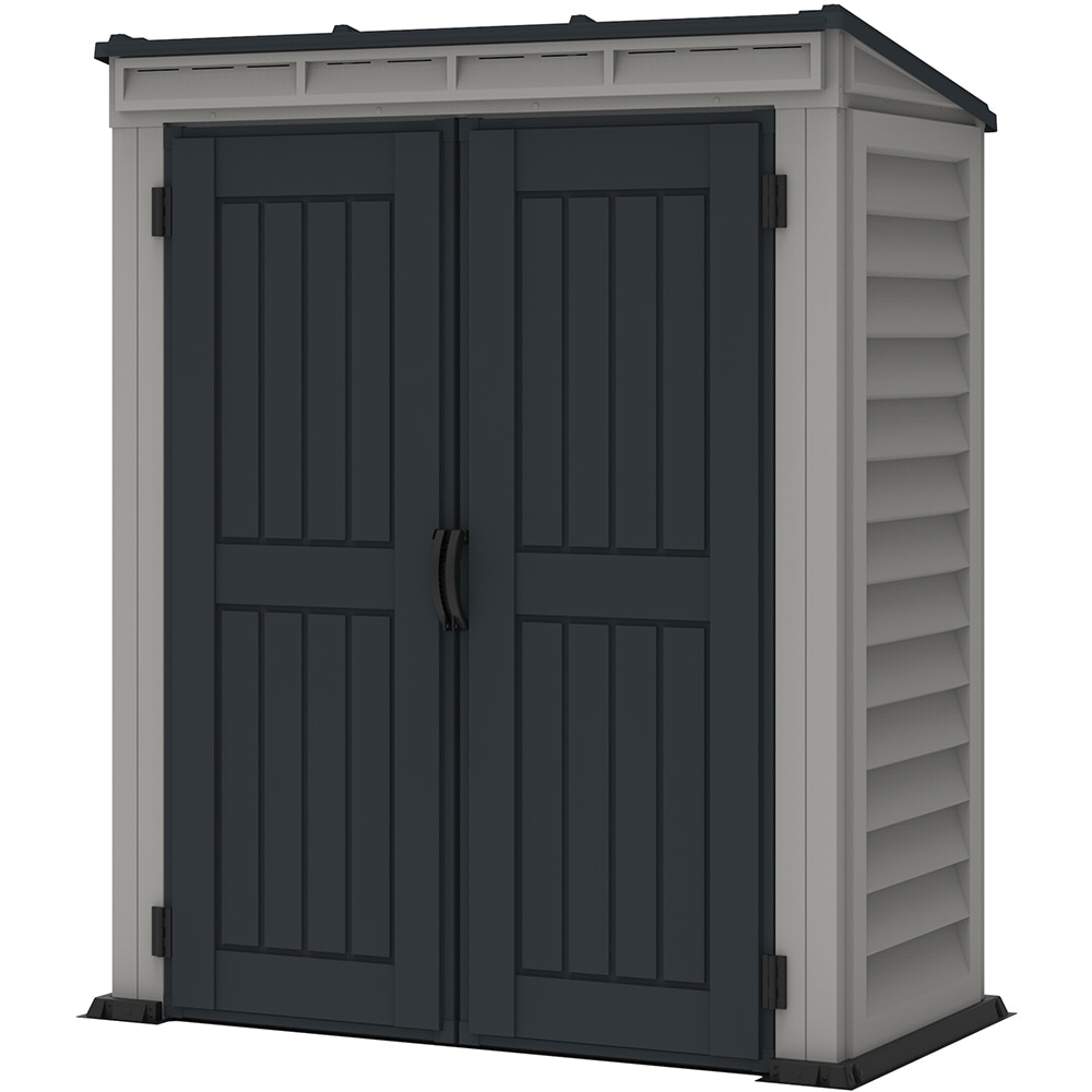 Casuta de gradina DURAMAX Yardmate Pent Roof, rasina, 170.9 x 91.9 x 202.4 cm, gri