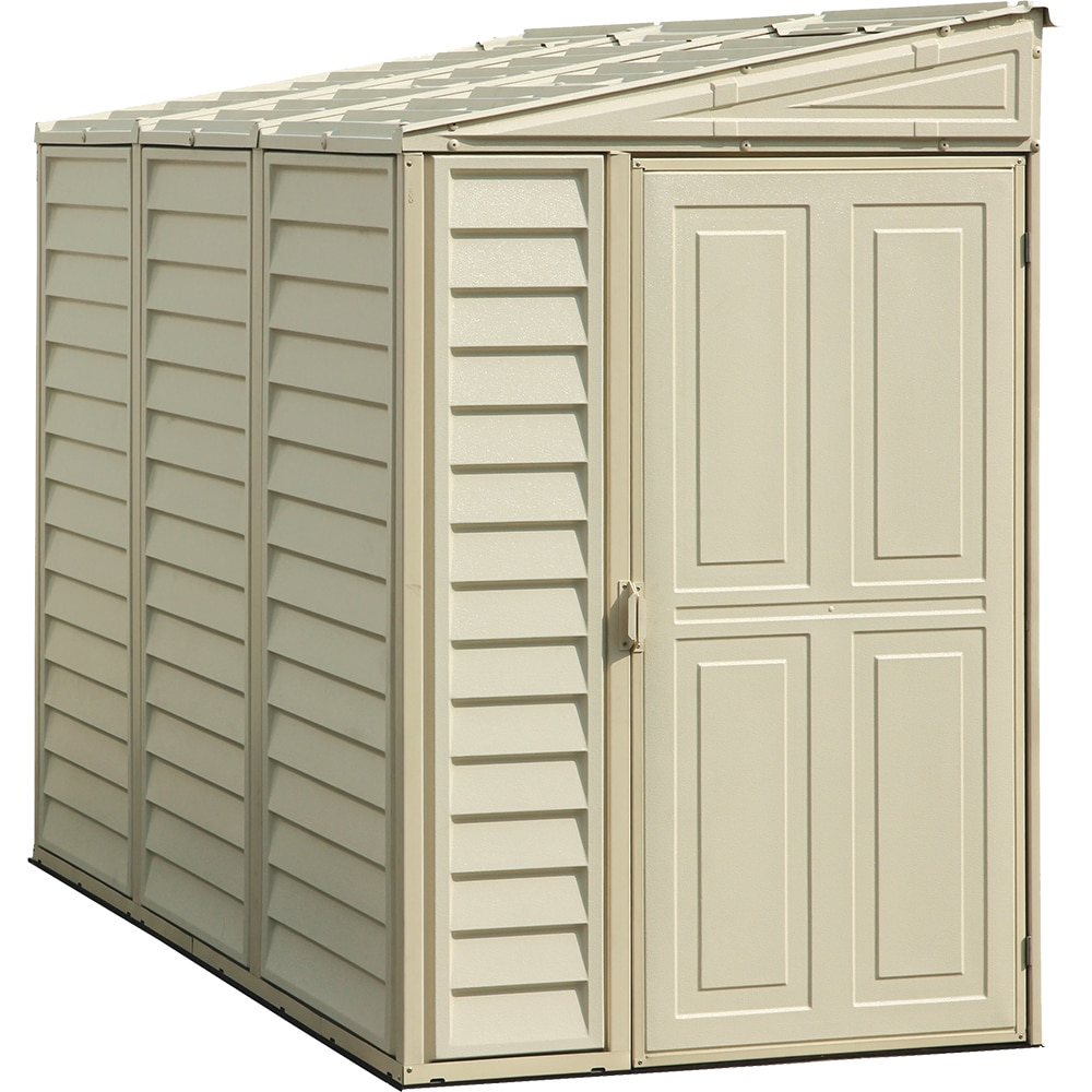 Casuta gradina DURAMAX Sidemate, rasina, 122 x 239.7 x 187.4 cm, bej