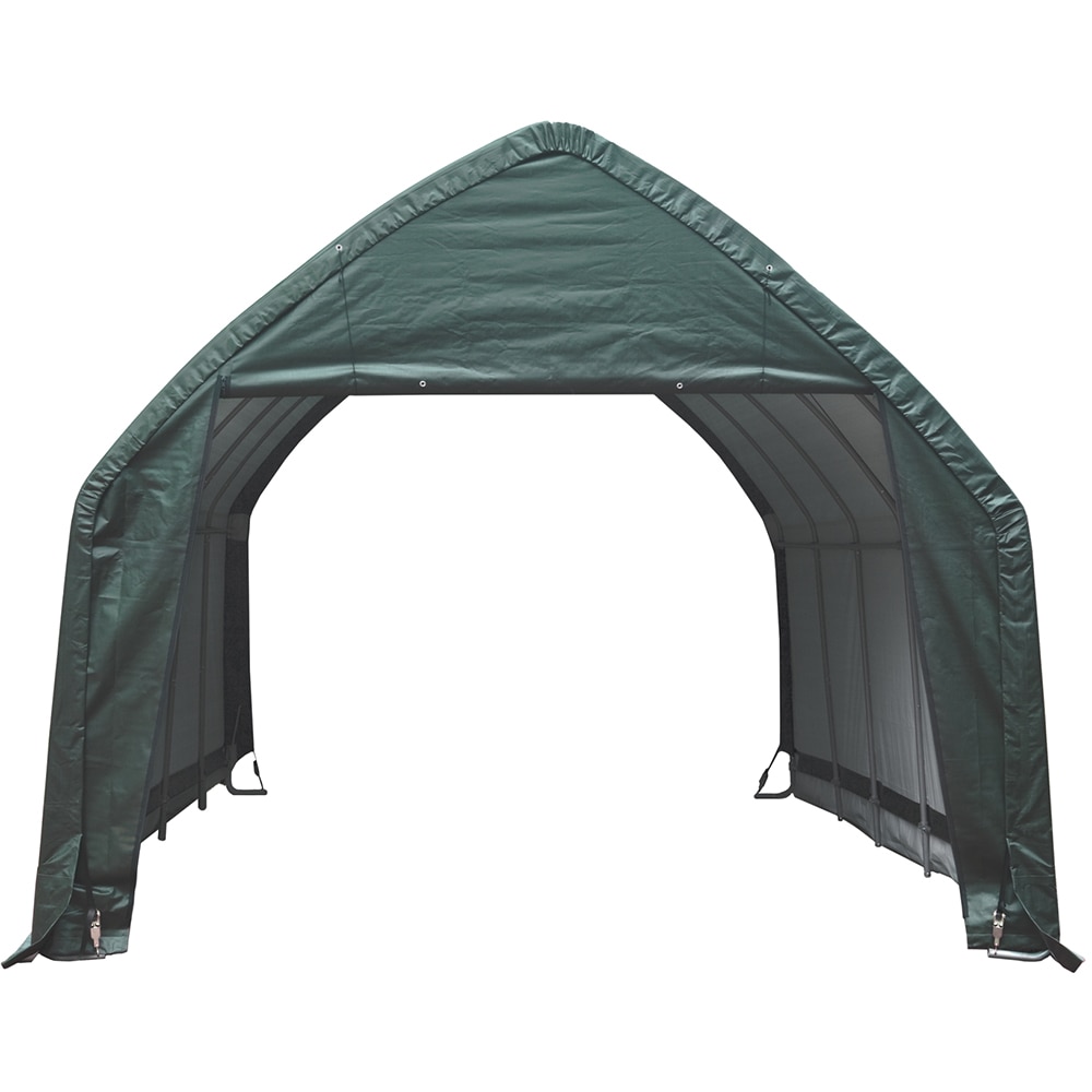 Pavilion gradina SHELTER LOGIC, metal, 390 x 610 x 370 cm, verde