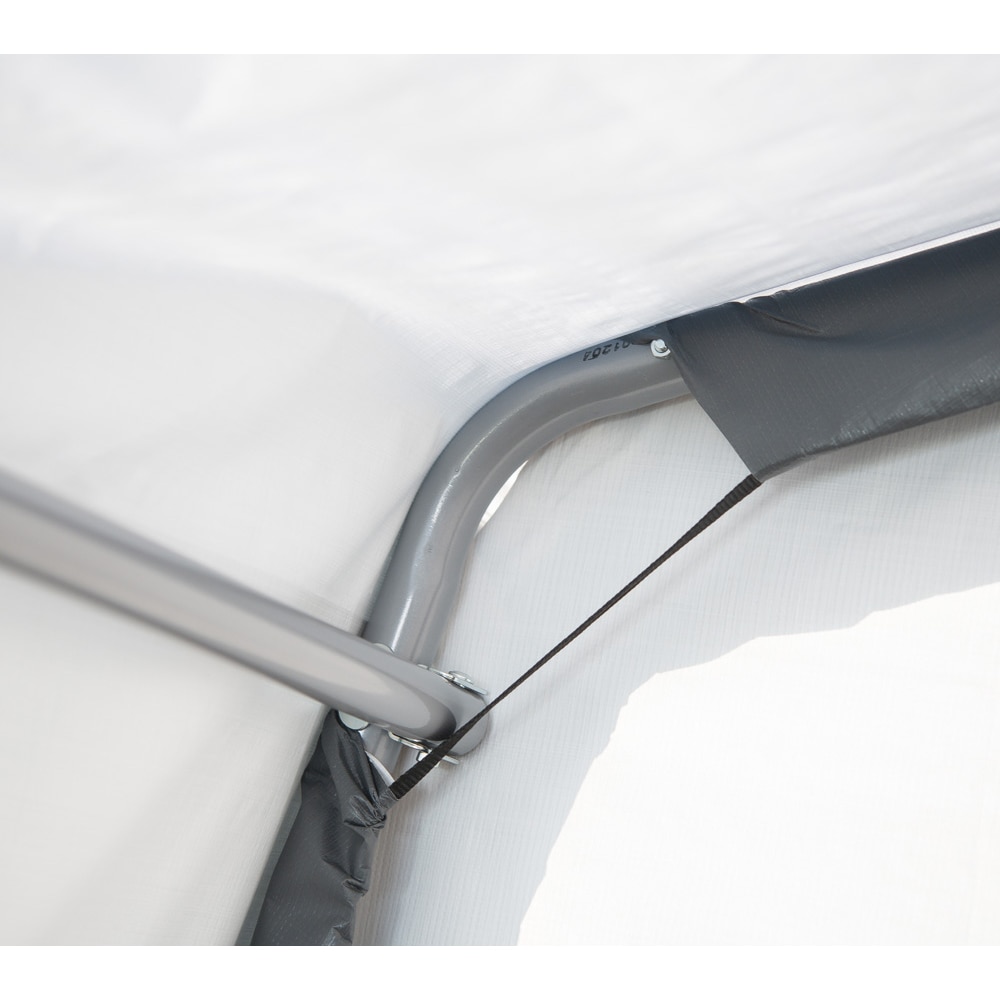 Pavilion gradina SHELTER LOGIC, metal, 300 x 610 x 240 cm, gri