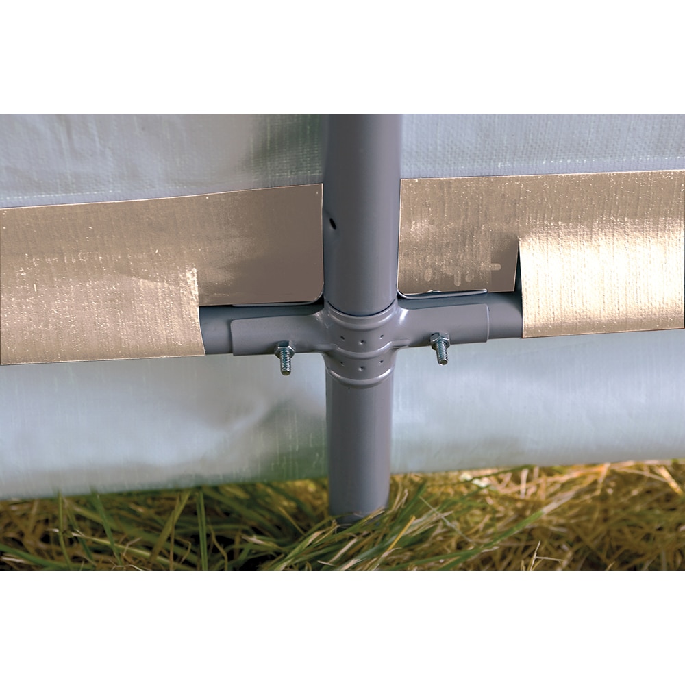 Pavilion gradina SHELTER LOGIC, metal, 300 x 300 x 240 cm, gri