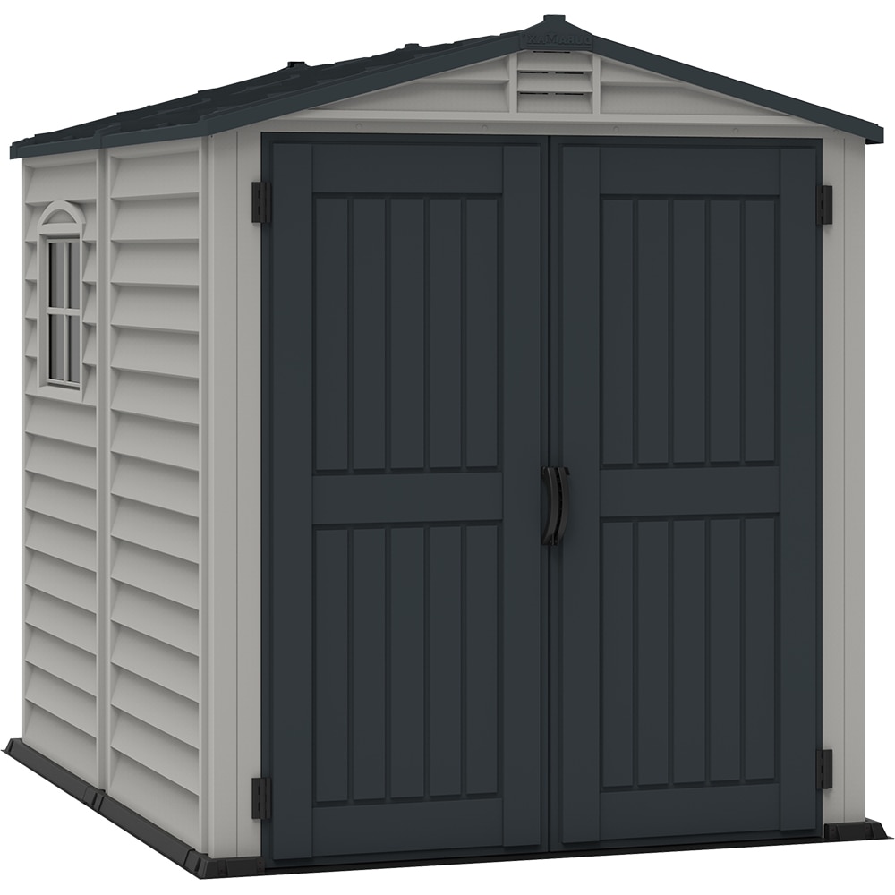 Casuta gradina DURAMAX Storemate P, rasina, 190 x 213 x 187 cm, gri antracit