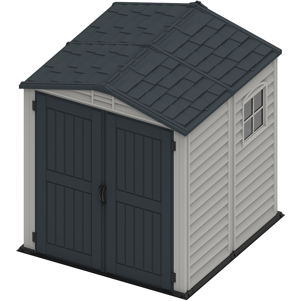 Casuta gradina DURAMAX Storemate P, rasina, 190 x 213 x 187 cm, gri antracit