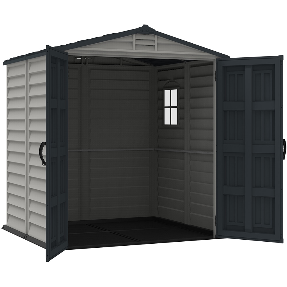 Casuta gradina DURAMAX Storemate P, rasina, 190 x 213 x 187 cm, gri antracit