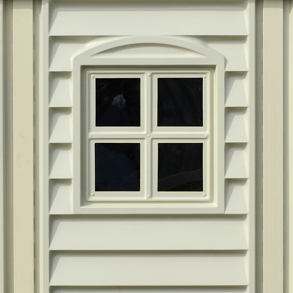 Casuta de gradina DURAMAX Woodbridge Plus, rasina, 324.8 x 318.7 x 233.2 cm, bej