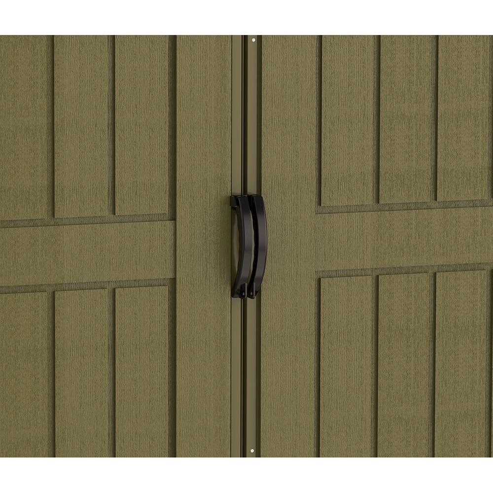 Casuta de gradina DURAMAX Woodbridge Plus, rasina, 324.8 x 318.7 x 233.2 cm, bej