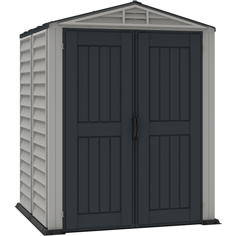 Casuta gradina DURAMAX Yardmate Plus, rasina, 161.1 x 170.9 x 210 cm, gri antracit