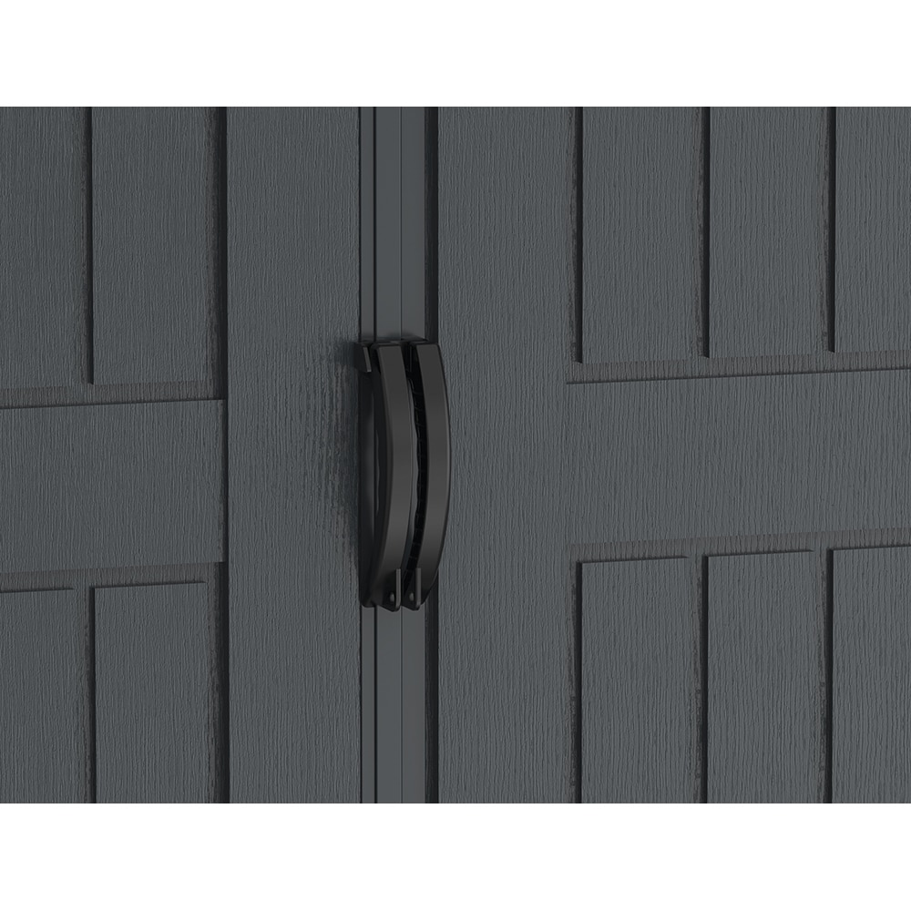 Casuta gradina DURAMAX Yardmate Plus, rasina, 161.1 x 170.9 x 210 cm, gri antracit