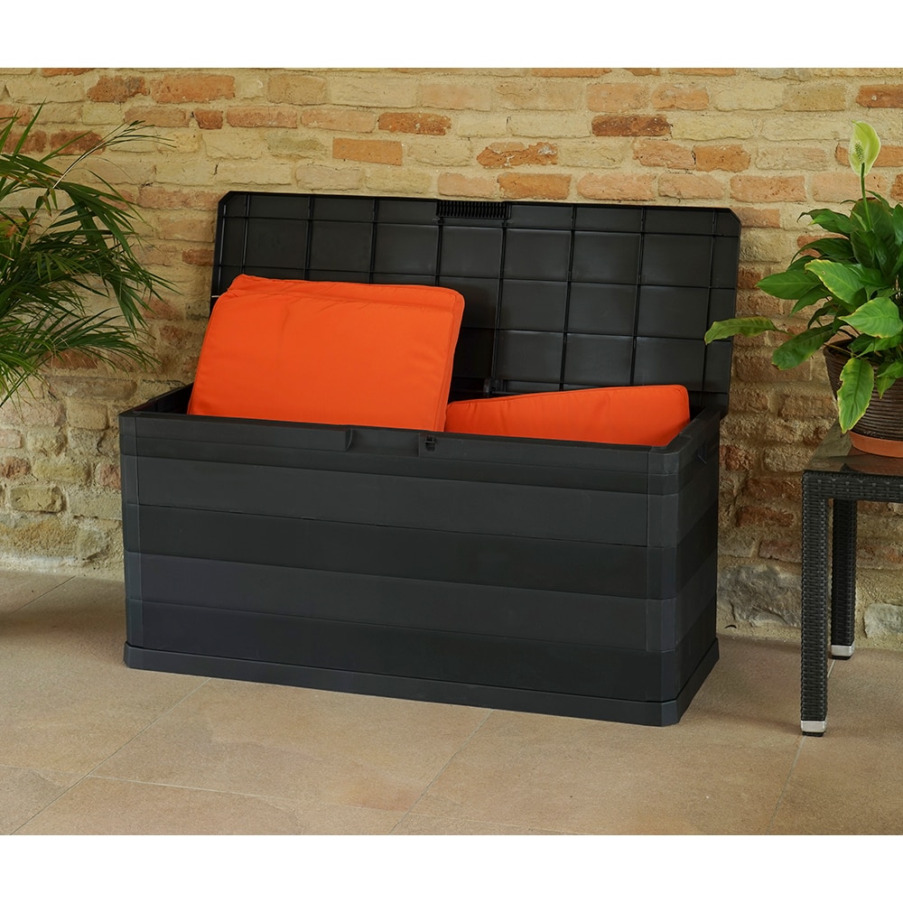 Lada depozitare gradina TOOMAX Elegance, PP, 117 x 45 x 56 cm, negru