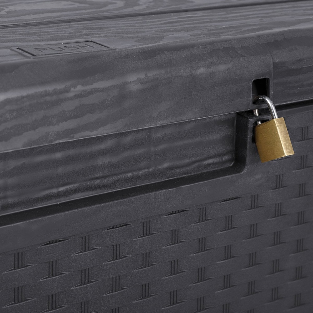 Lada depozitare gradina TOOMAX Portofino, PP, 123.7 x 54.5 x 56.2 cm, antracit