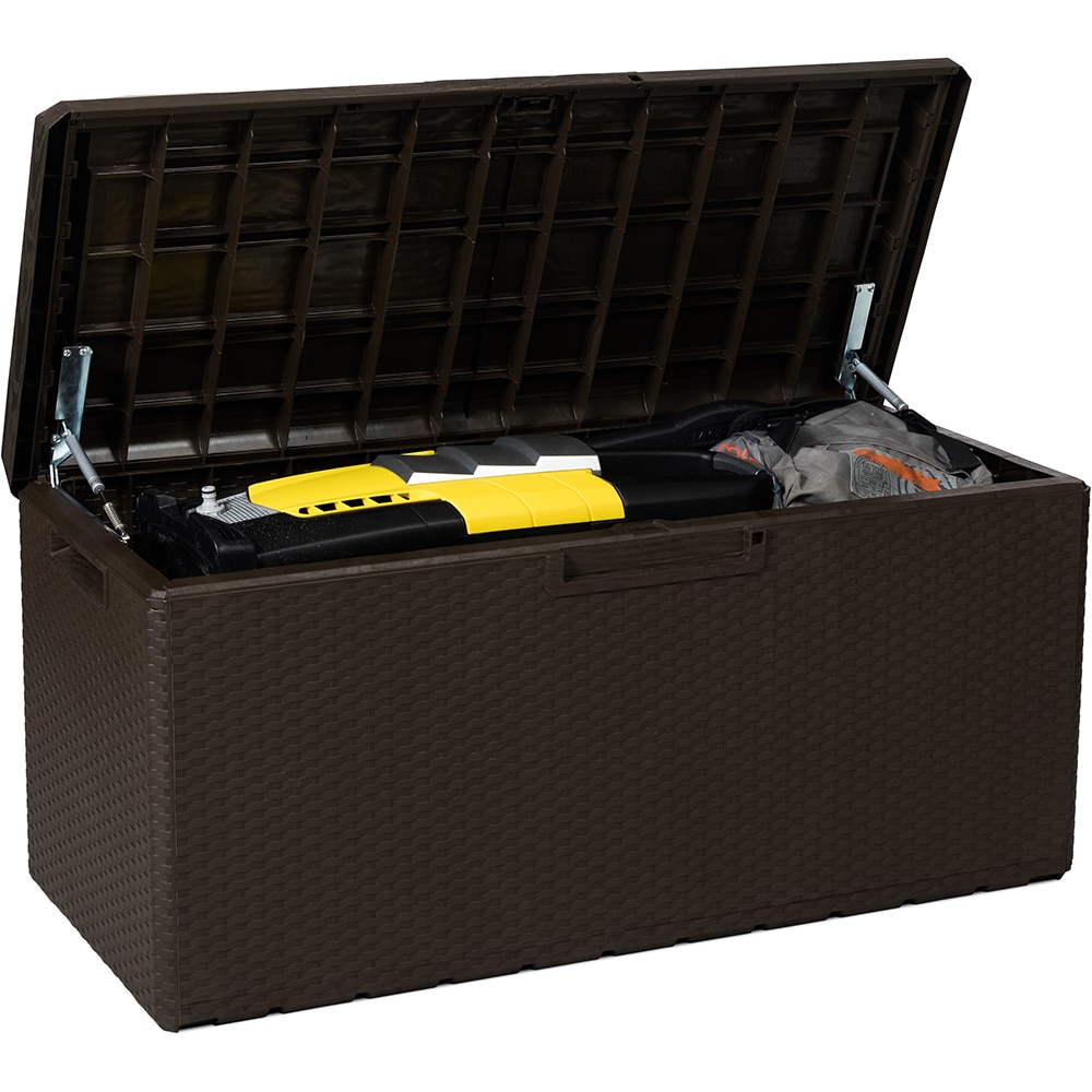 Lada depozitare gradina TOOMAX Portonovo, PP, 123.7 x 54.5 x 58.7 cm, maro