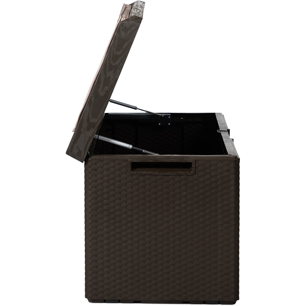 Lada depozitare gradina TOOMAX Portonovo, PP, 123.7 x 54.5 x 58.7 cm, maro