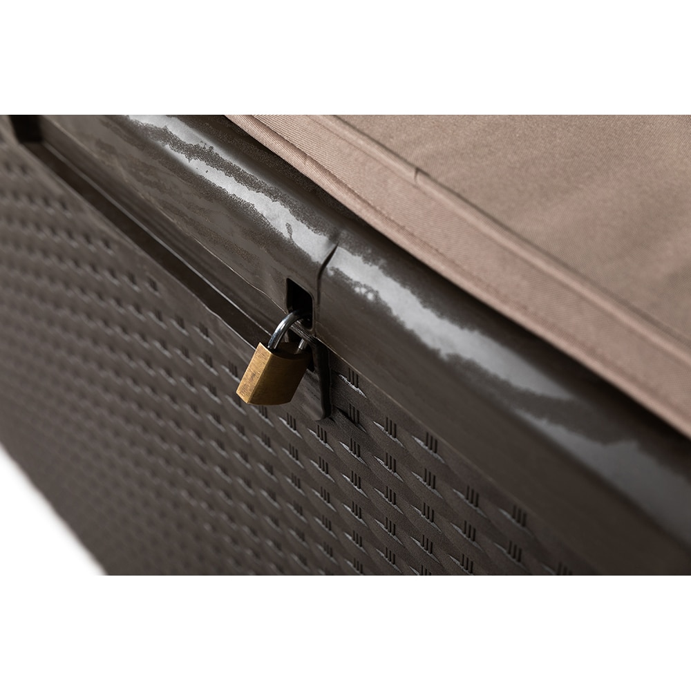 Lada depozitare gradina TOOMAX Portonovo, PP, 123.7 x 54.5 x 58.7 cm, maro