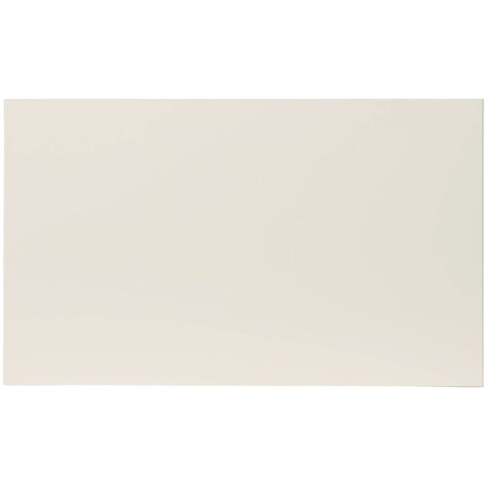 Front usa 2 sertare GOODHOME Stevia, MDF, crem, 59.7 x 35.6 x 1.8 cm , crem