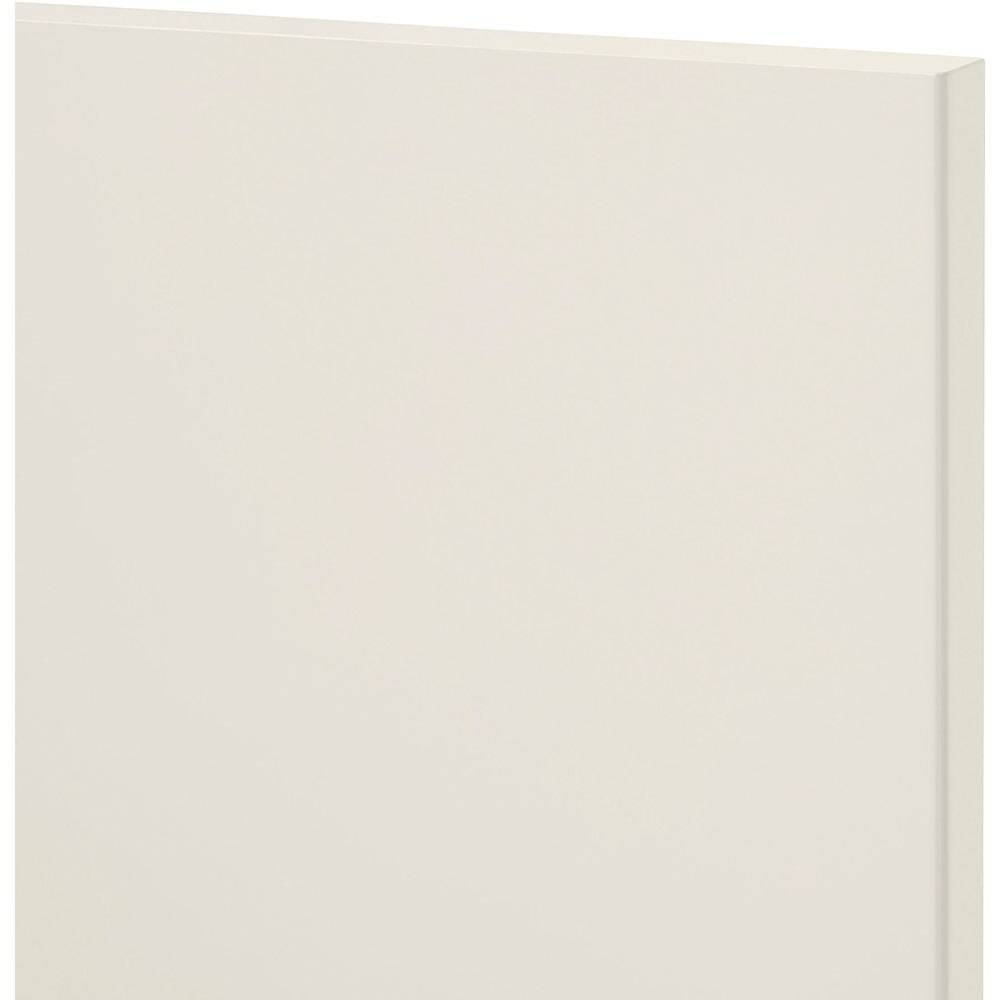 Front usa 2 sertare GOODHOME Stevia, MDF, crem, 59.7 x 35.6 x 1.8 cm , crem