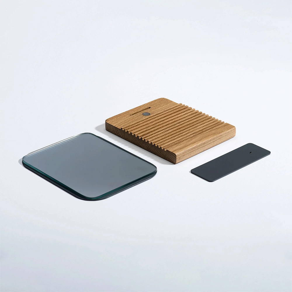 Oglinda cosmetica SPIN Mismo Utility, 15 x 13 cm, gri grfit