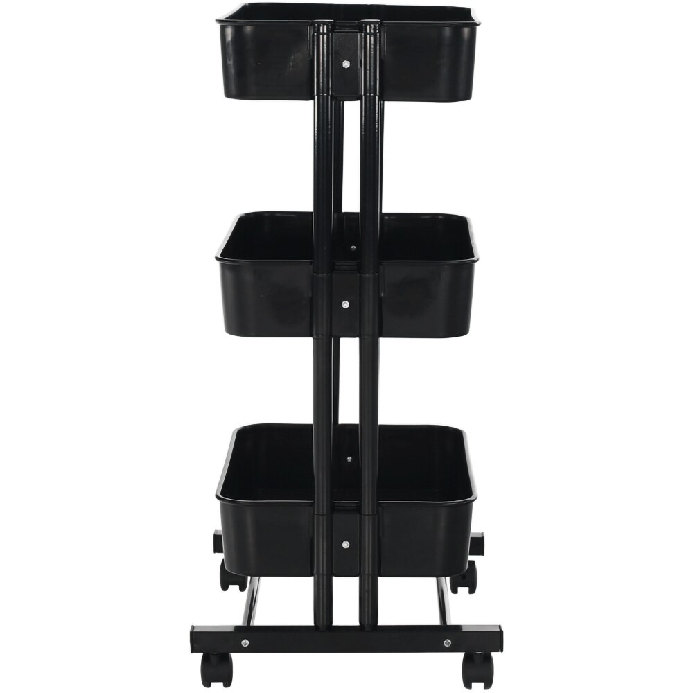 Carucior multifunctional Dobby, 45 x 37 x 77 cm, negru