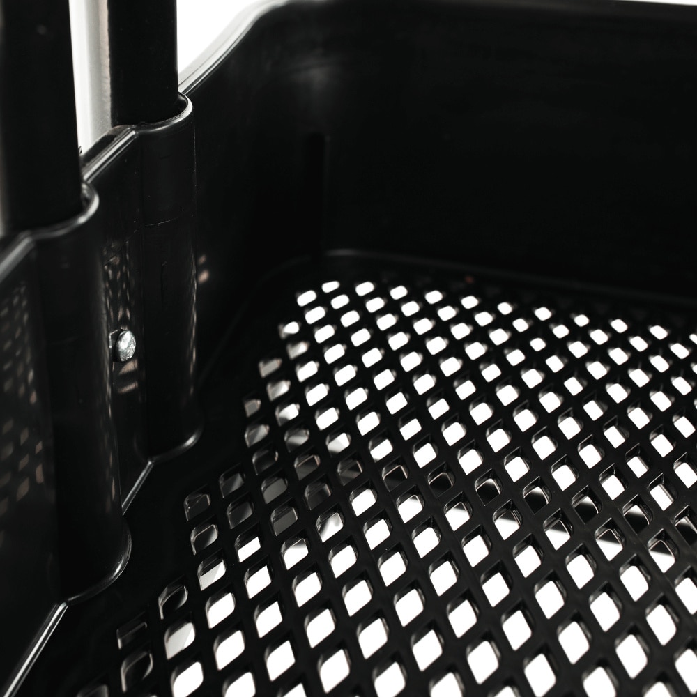 Carucior multifunctional Dobby, 45 x 37 x 77 cm, negru