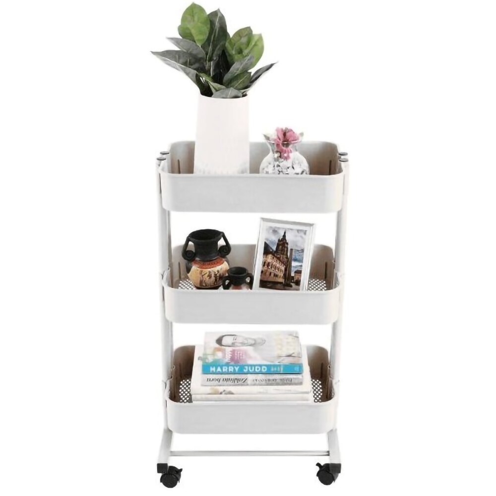 Carucior multifunctional Dobby, 45 x 37 x 77 cm, alb