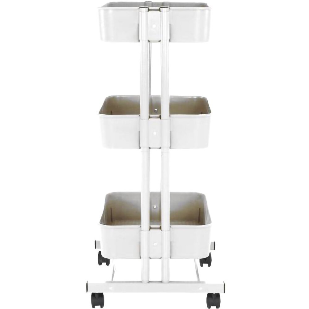 Carucior multifunctional Dobby, 45 x 37 x 77 cm, alb