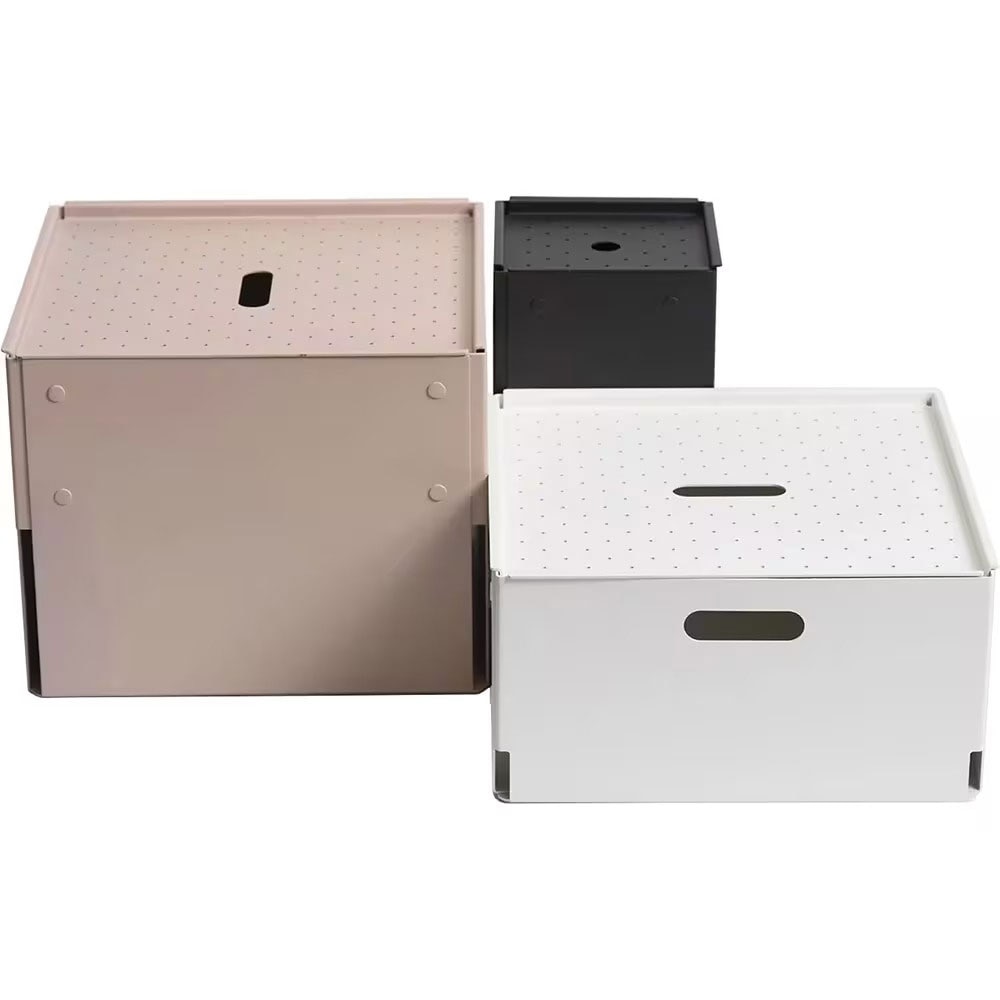 Cutie depozitare Euro T, 15 x 15 x 22 cm, gri inchis