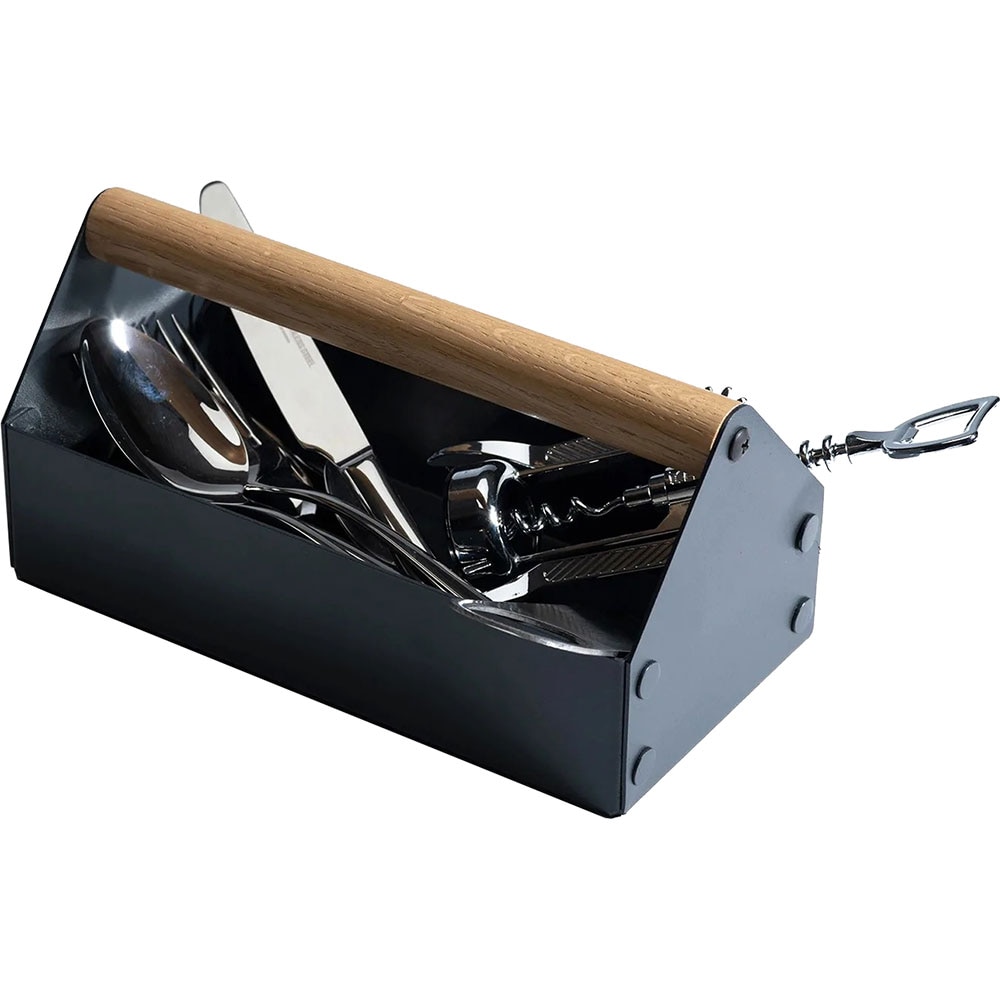 Cutie depozitare Intact Carry, 20 x 10 x 10 cm, gri inchis