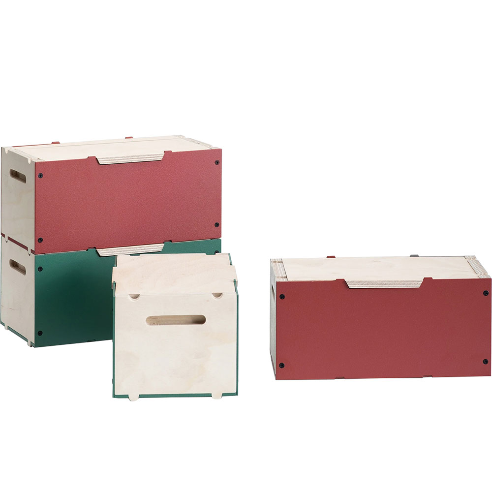 Cutie depozitare Busa, 22 x 12.4 x 10 cm, rosu