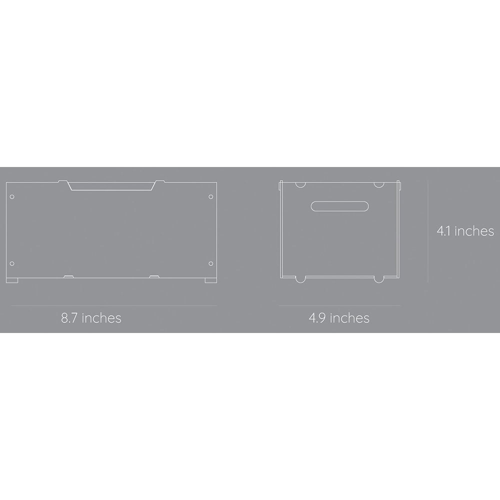 Cutie depozitare Busa, 22 x 12.4 x 10 cm, rosu