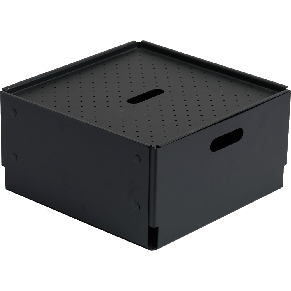 Cutie depozitare Euro Large, 30 x 30 x 14.8 cm, negru