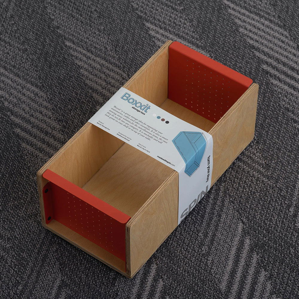 Cutie depozitare Boxxit, 30 x 15 x 12.3 cm, rosu