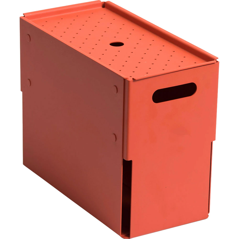 Cutie depozitare Euro Medium, 15 x 30 x 22.9 cm, rosu aprins
