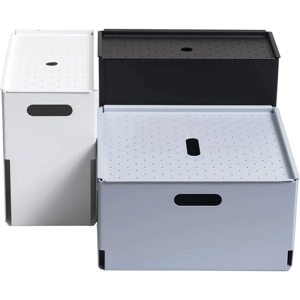 Cutie depozitare Euro Medium, 15 x 30 x 22.9 cm, gri cald