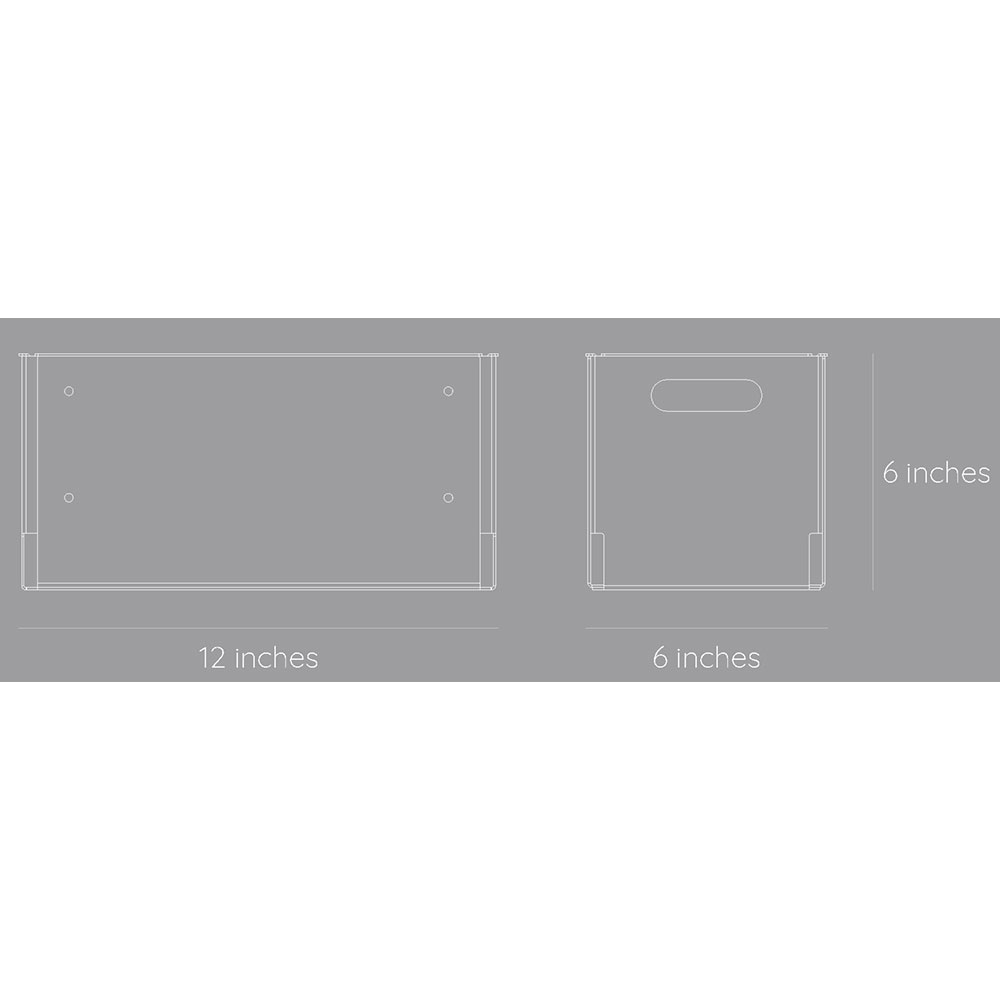 Cutie depozitare Euro Small, 15 x 30 x 15 cm, gri deschis