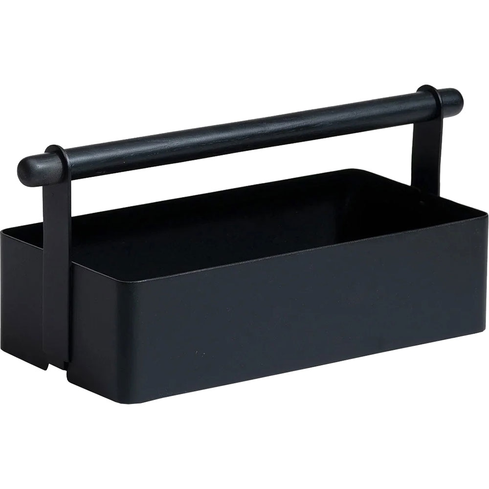 Cutie depozitare Cora Small, 34.9 x 15.4 x 15 cm, negru