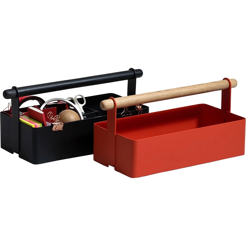 Cutie depozitare Cora Small, 34.9 x 15.4 x 15 cm, negru