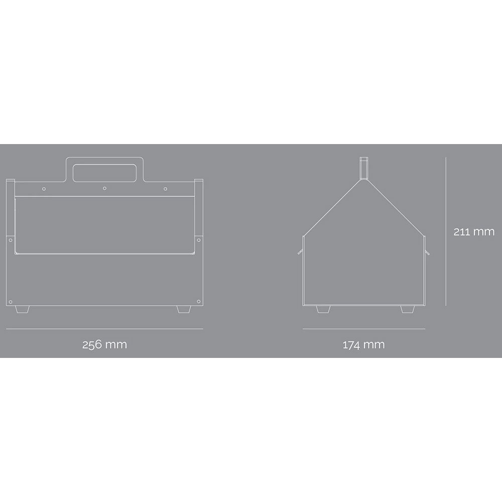Cutie depozitare Casa Tool Kit, 28 x 17.4 x 21.1 cm, rosu