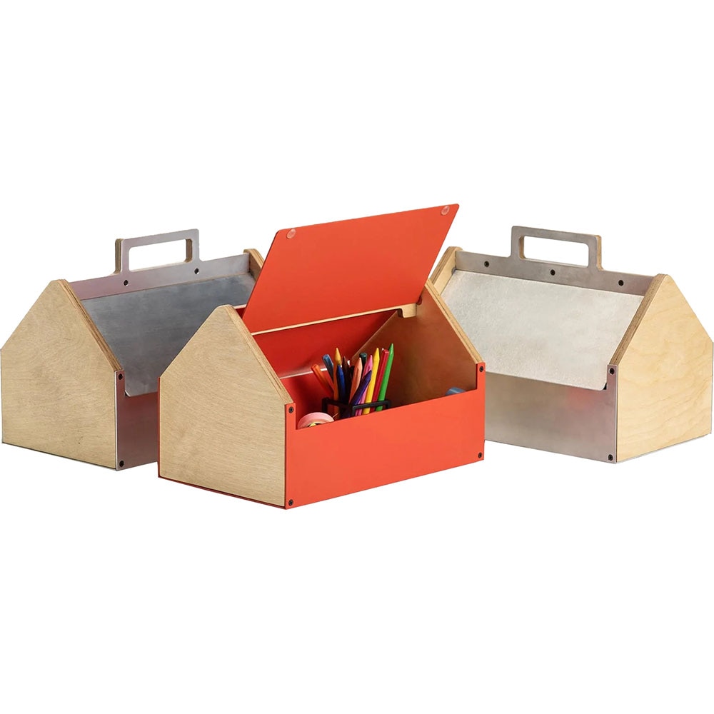 Cutie depozitare Casa Tool Kit, 28 x 17.4 x 21.1 cm, rosu