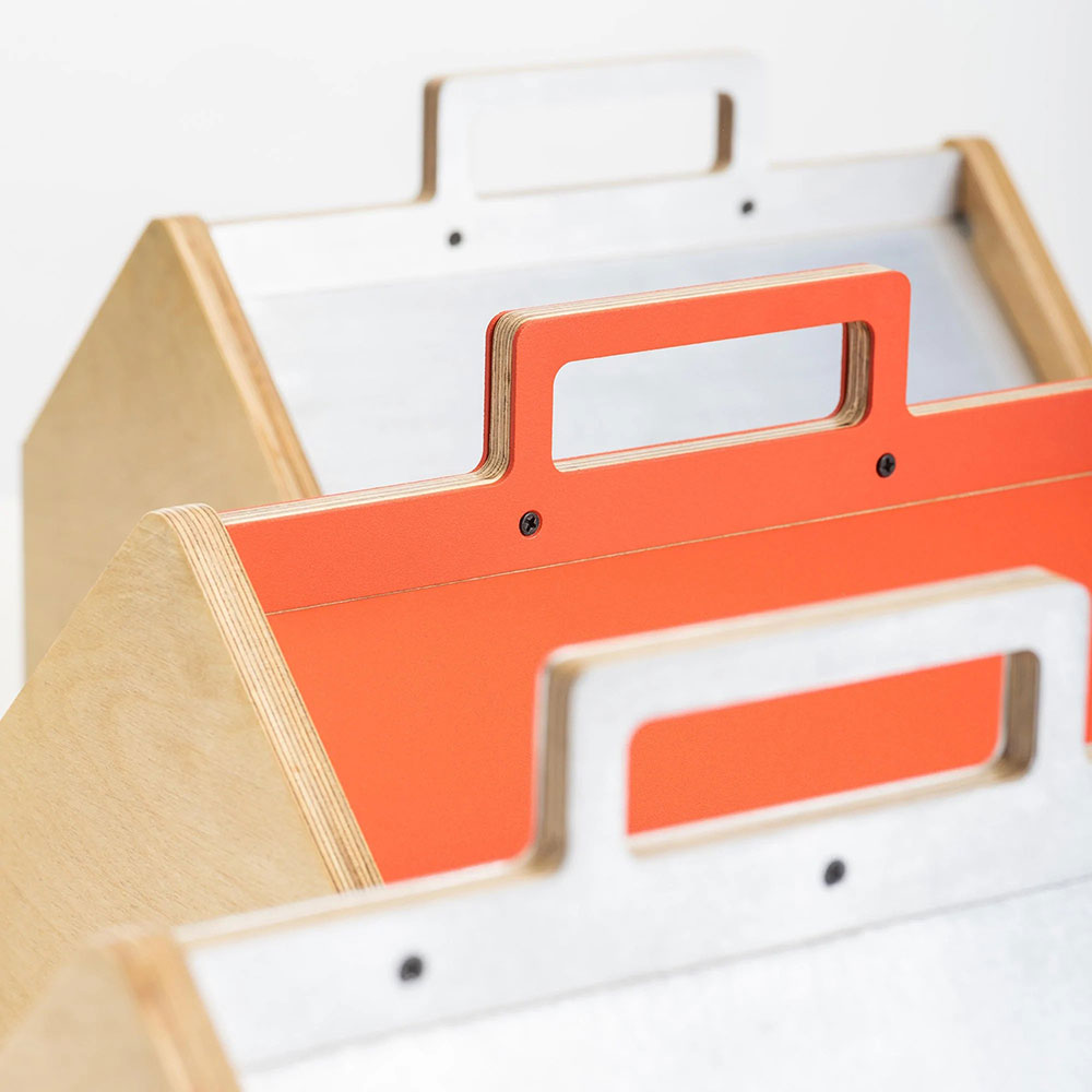 Cutie depozitare Casa Tool Kit, 28 x 17.4 x 21.1 cm, rosu