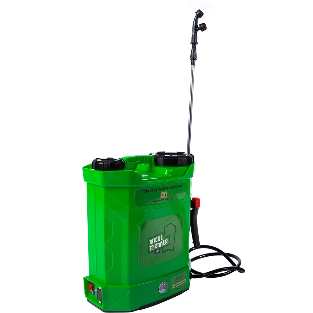 Pompa de stropit MICUL FERMIER MF-PA1003-S001-G01, acumulator, 10l, verde