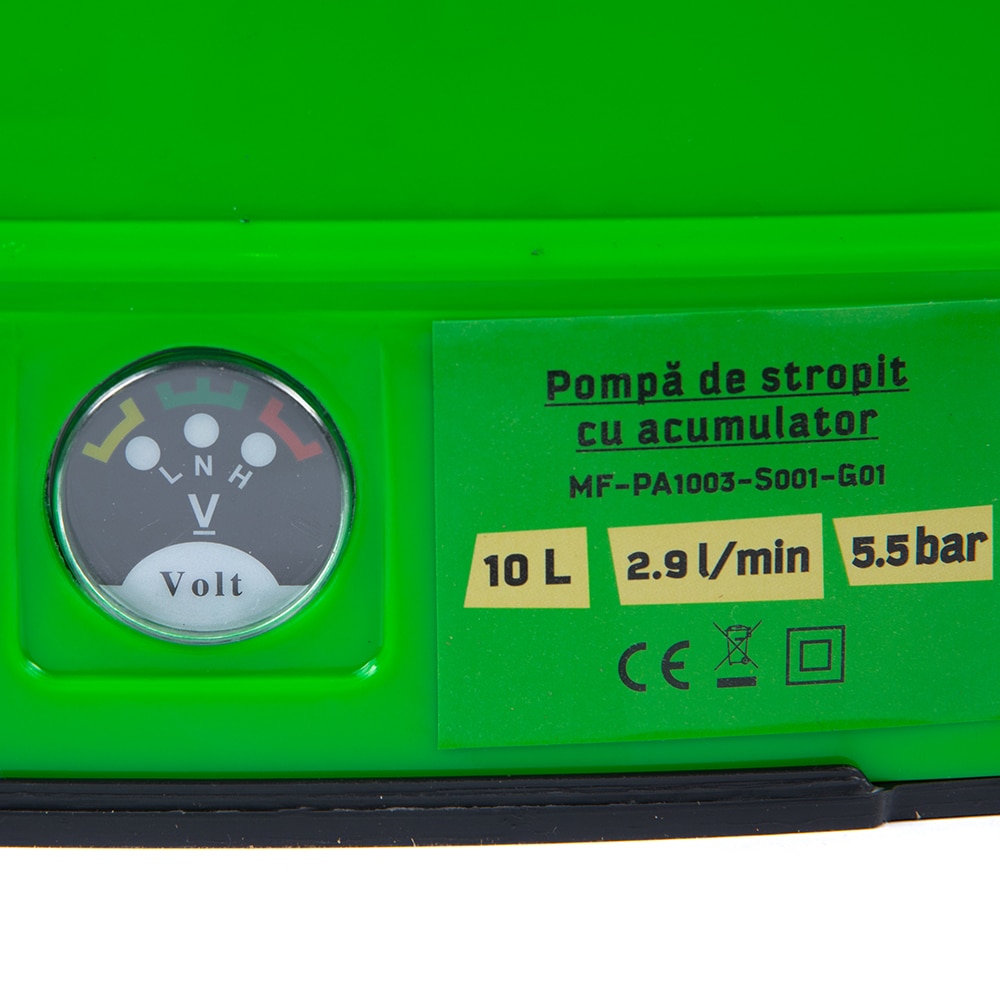 Pompa de stropit MICUL FERMIER MF-PA1003-S001-G01, acumulator, 10l, verde