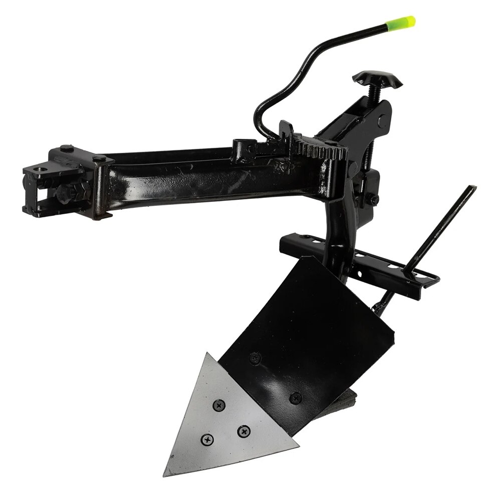 Plug reversibil MICUL FERMIER, mini-tractor, otel, negru