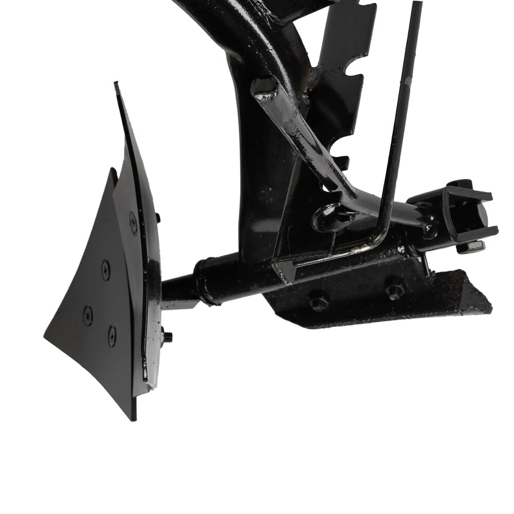 Plug reversibil MICUL FERMIER, mini-tractor, otel, negru