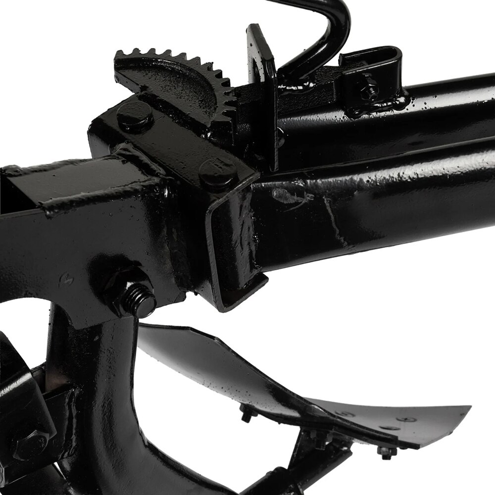 Plug reversibil MICUL FERMIER, mini-tractor, otel, negru