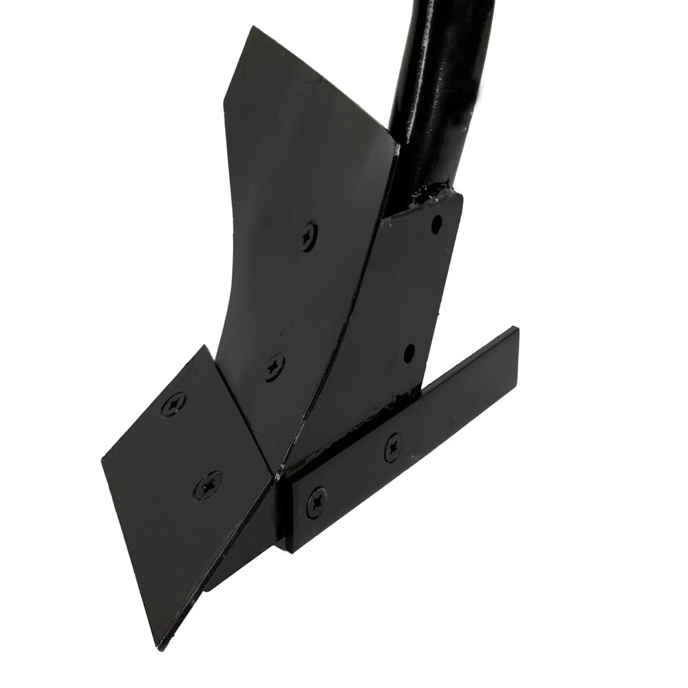 Plug MICUL FERMIER, mini-tractor, 2 brazde, otel, negru