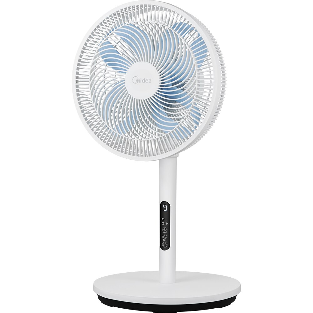 Ventilator cu picior MIDEA Intrinity, 8 trepte de viteza, 30W, alb