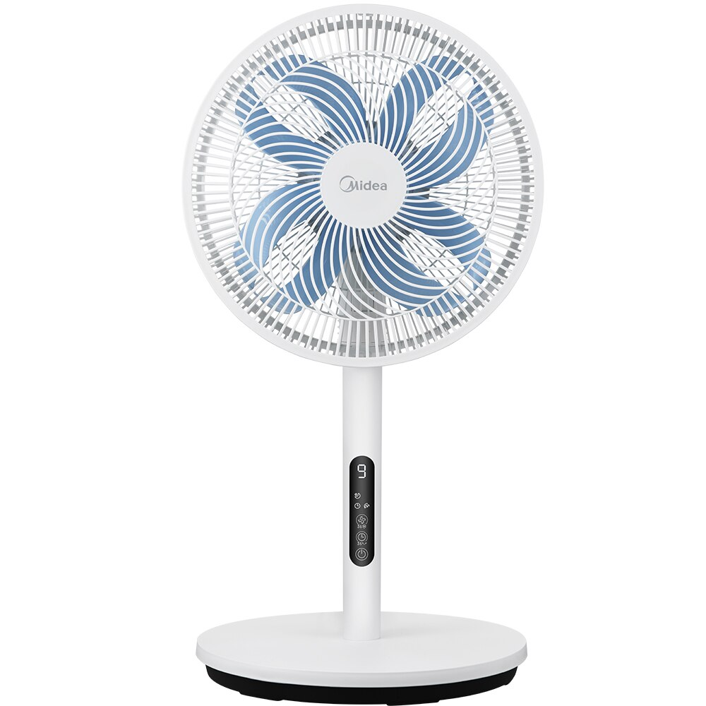 Ventilator cu picior MIDEA Intrinity, 8 trepte de viteza, 30W, alb